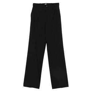Covert Black Trousers - Straight Trousers Women